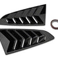 Rear Quarter Window Louvers For Ford Mustang 2015-2021