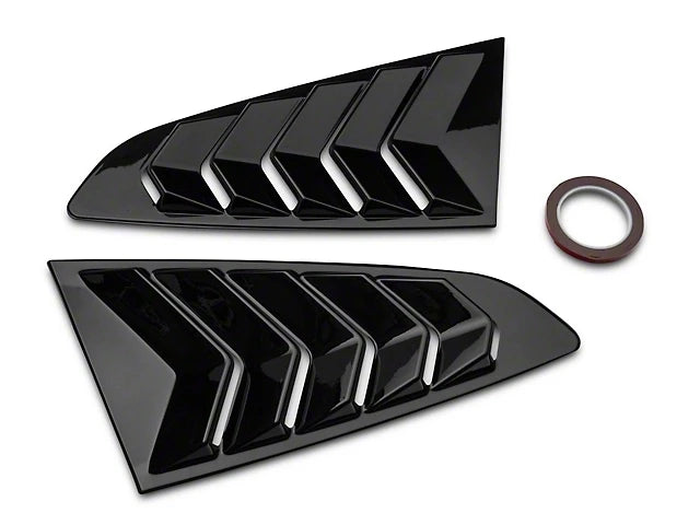 Rear Quarter Window Louvers For Ford Mustang 2015-2021