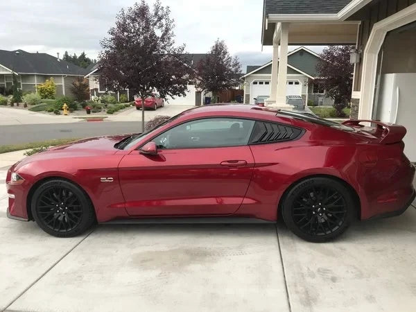 Rear Quarter Window Louvers For Ford Mustang 2015-2021