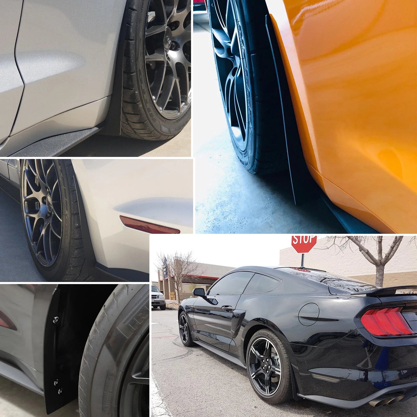 Splash MudFlaps For Ford Mustang Anti-freeze, Rally