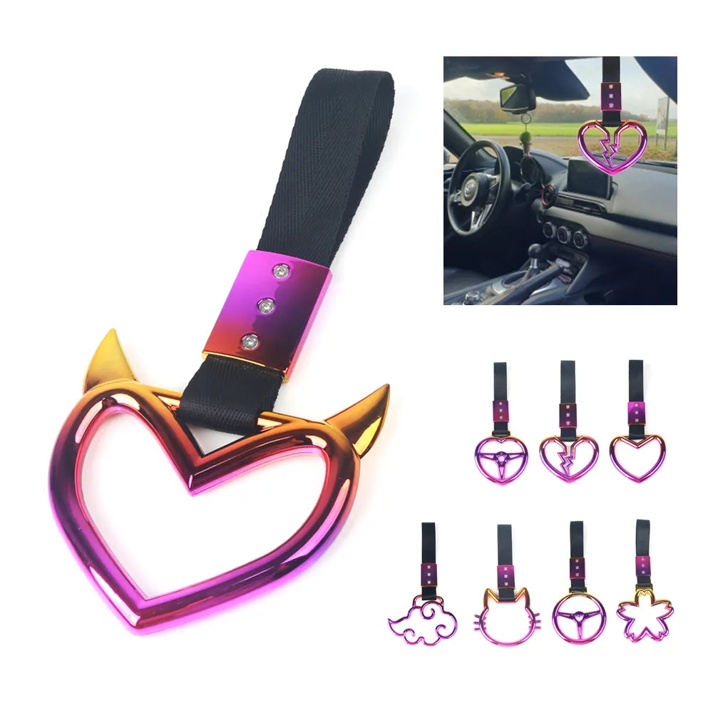 Colorful Car Tow Strap Styling Drift Charm