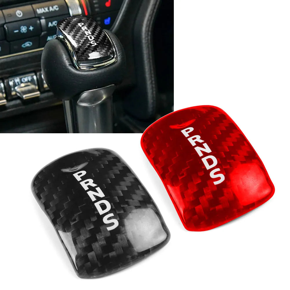 Gear Shift Knob Cover Head Trim For Ford Mustang 2015-2023