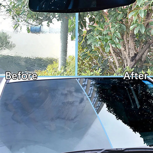 Car Glass Windshield Cleaner Oil Paste Auto Detailing