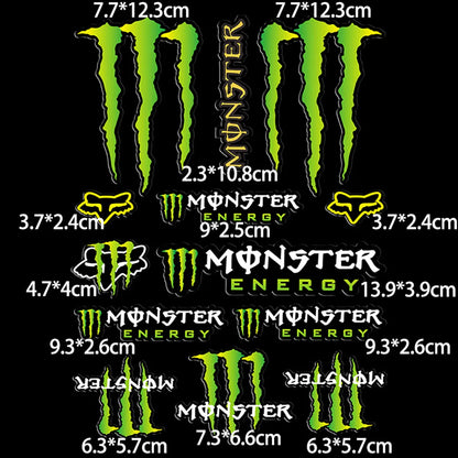 Monster Energy Stickers (lot Of 2)