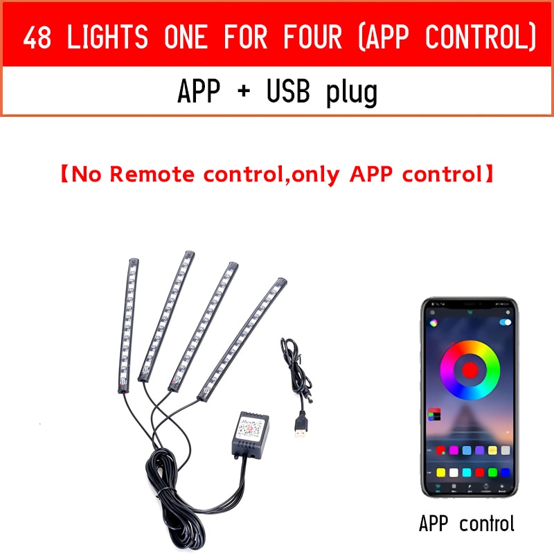 Led Light Car Foot Ambient