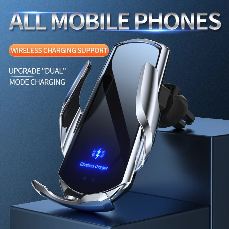 30W Wireless Charger Phone Holder Mount