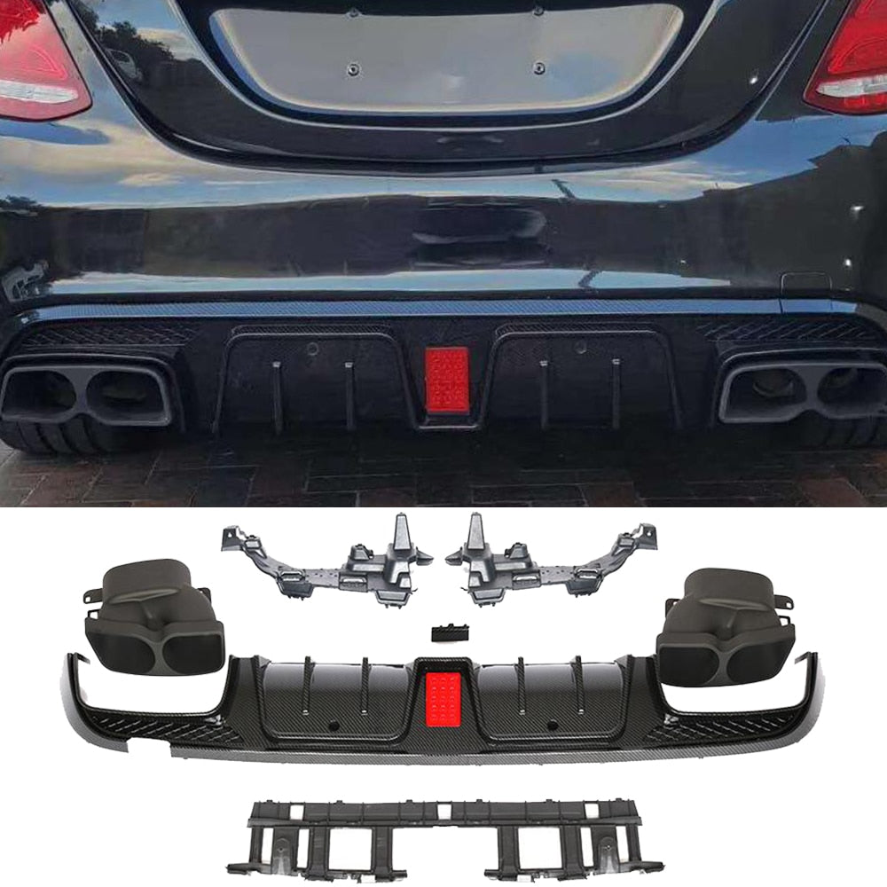 Rear Diffuser Lip for Mercedes Benz C-Class