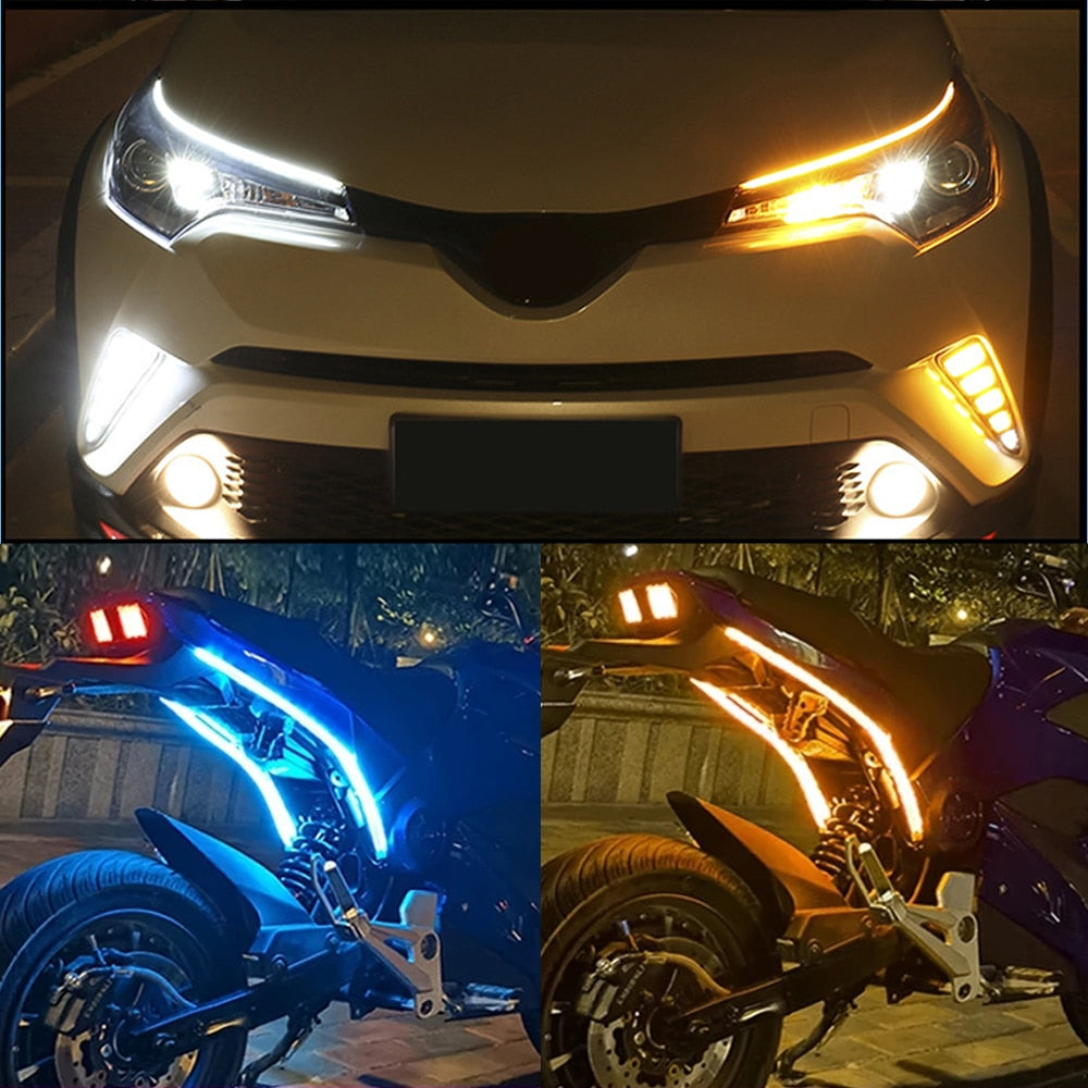 LED Headlights Strip Lights